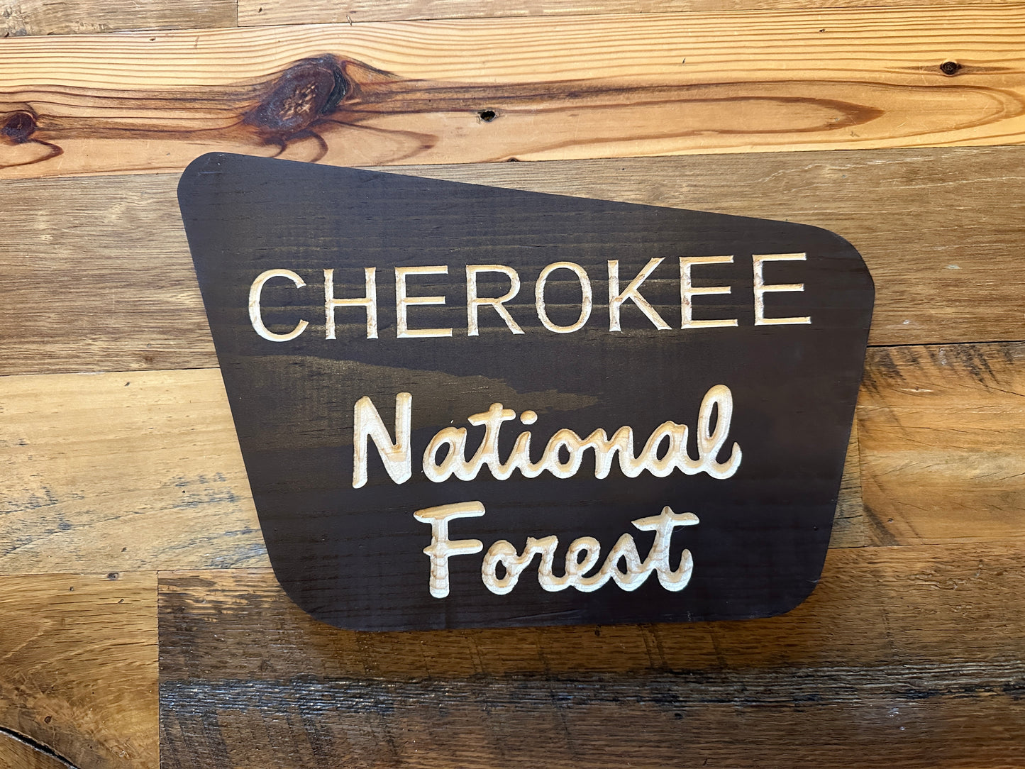 Cherokee National Forest Sign
